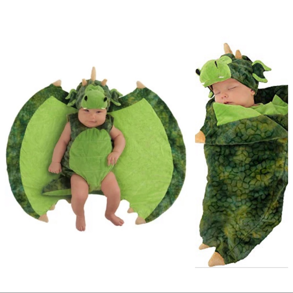 SuperCute Baby dragon costume/ swaddle 🐉